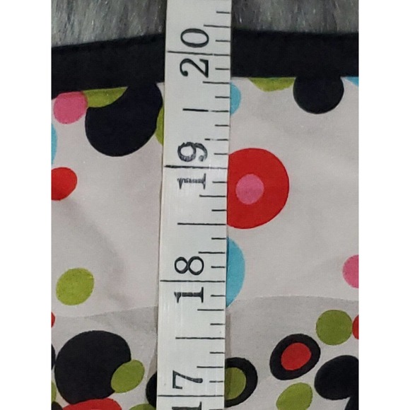 Multifunctional Polka Dot Circles Multicolored Square Silk Scarf - Picture 7 of 7